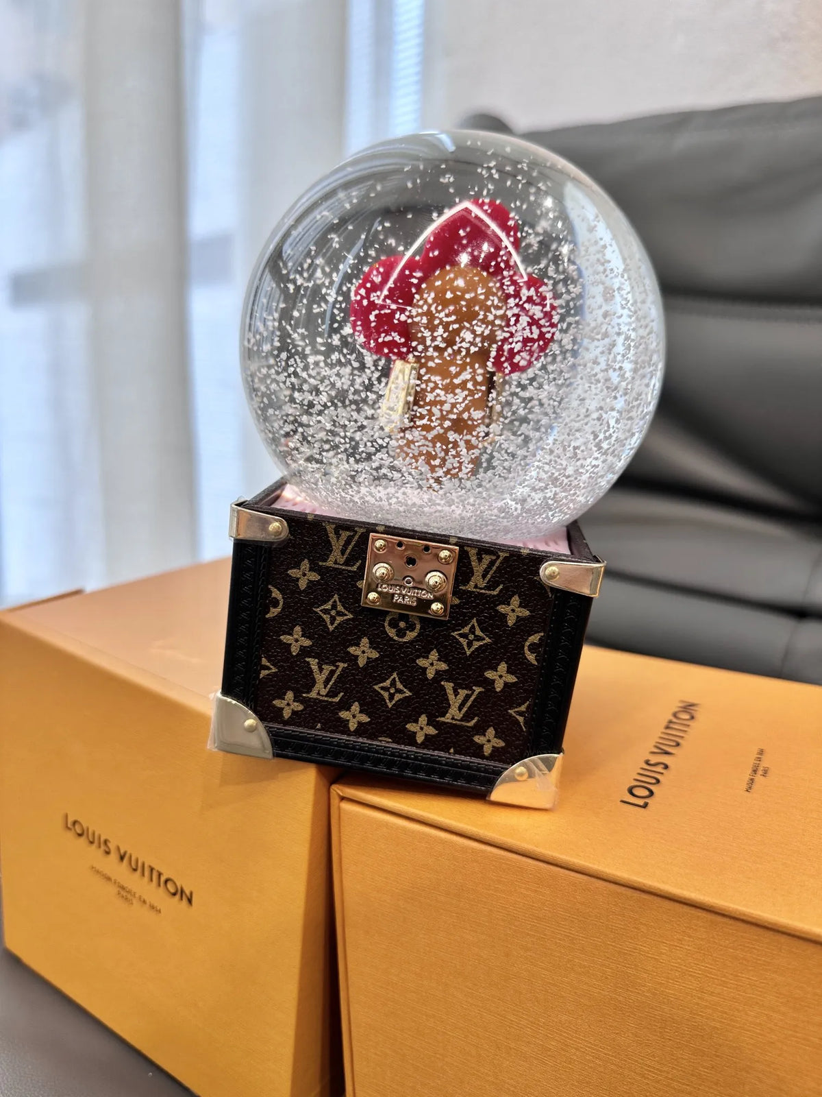 Glob de Crăciun Cristal Monogramă LV