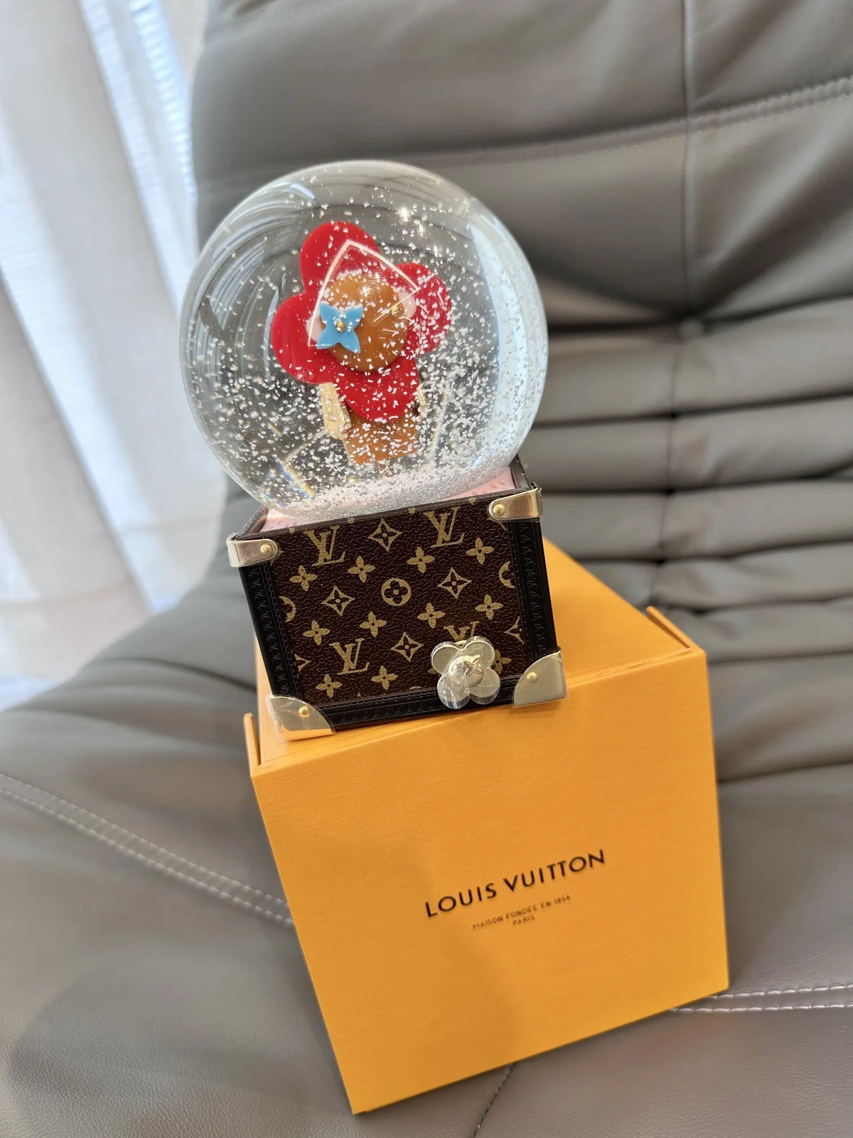 Glob de Crăciun Cristal Monogramă LV