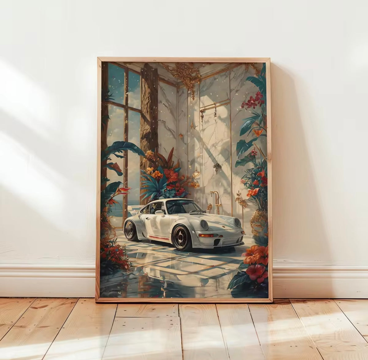 Tablou cu Porsche 911 RWB