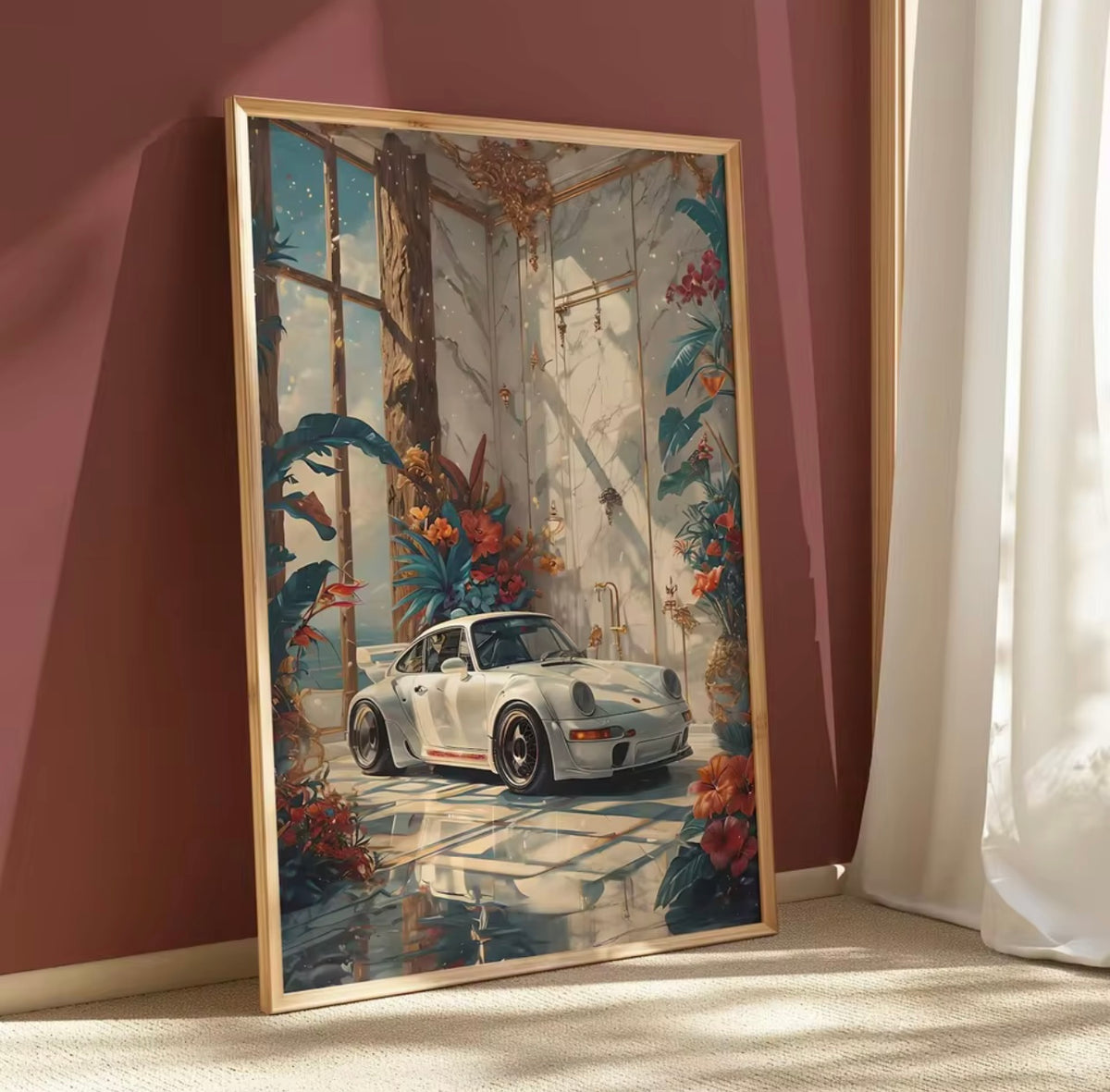 Tablou cu Porsche 911 RWB