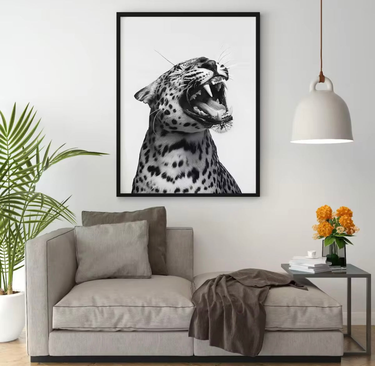 Pânză cu imprimeu leopard