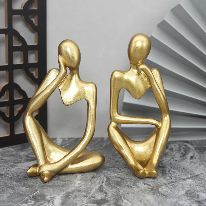 Statuete abstracte „Gânditorul”