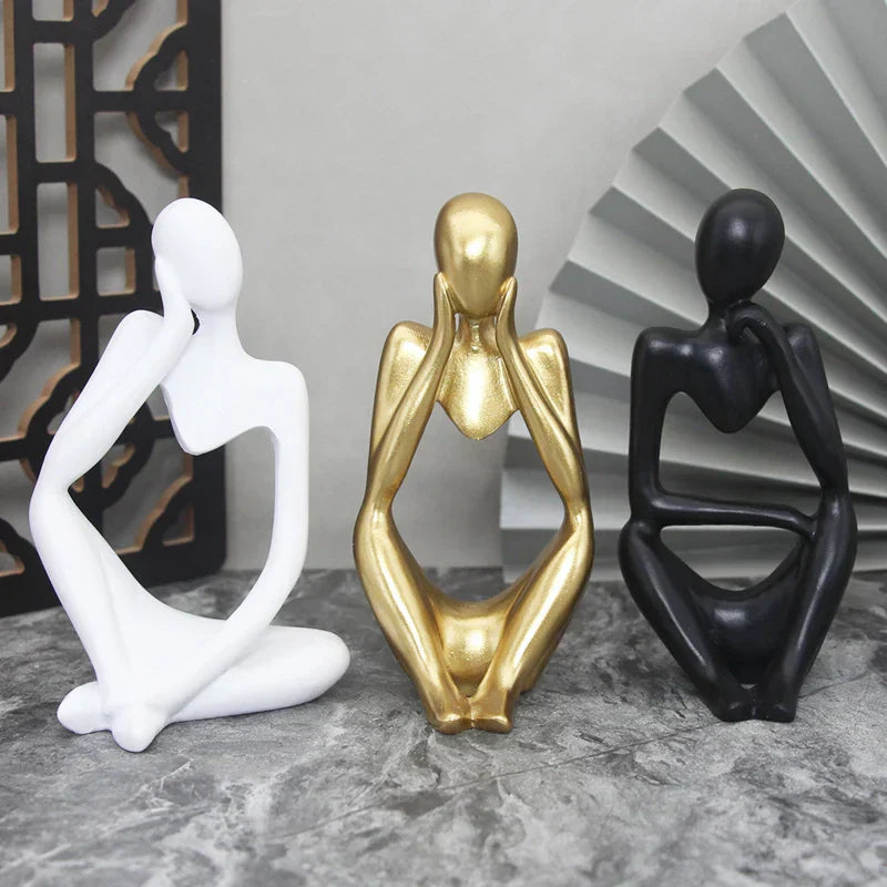 Statuete abstracte „Gânditorul”